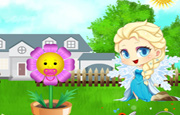 Game Baby Elsa Flower Care