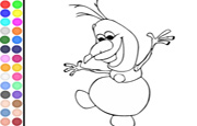 Coloring Olaf Hop