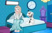 Game Elsa Bed