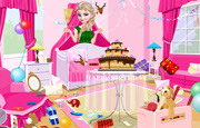 Game Elsa Birthday Cleaning