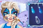 Game Elsa Face Tatoo