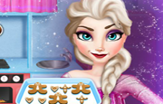 Game Elsa Cooking Gingerbread