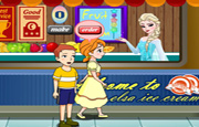 Game Elsa Ice Cream Shop