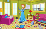 Game Elsa Room Cleaning