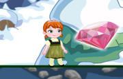 Game Frozen Baby Anna Treasure