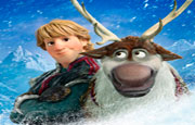 Puzzle Kristoff and Sven Frozen